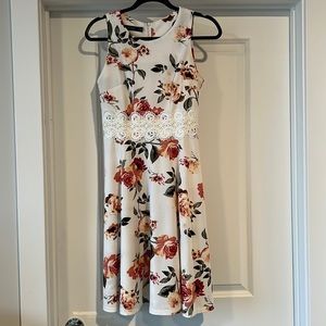 Fit and flare Easter/spring dress